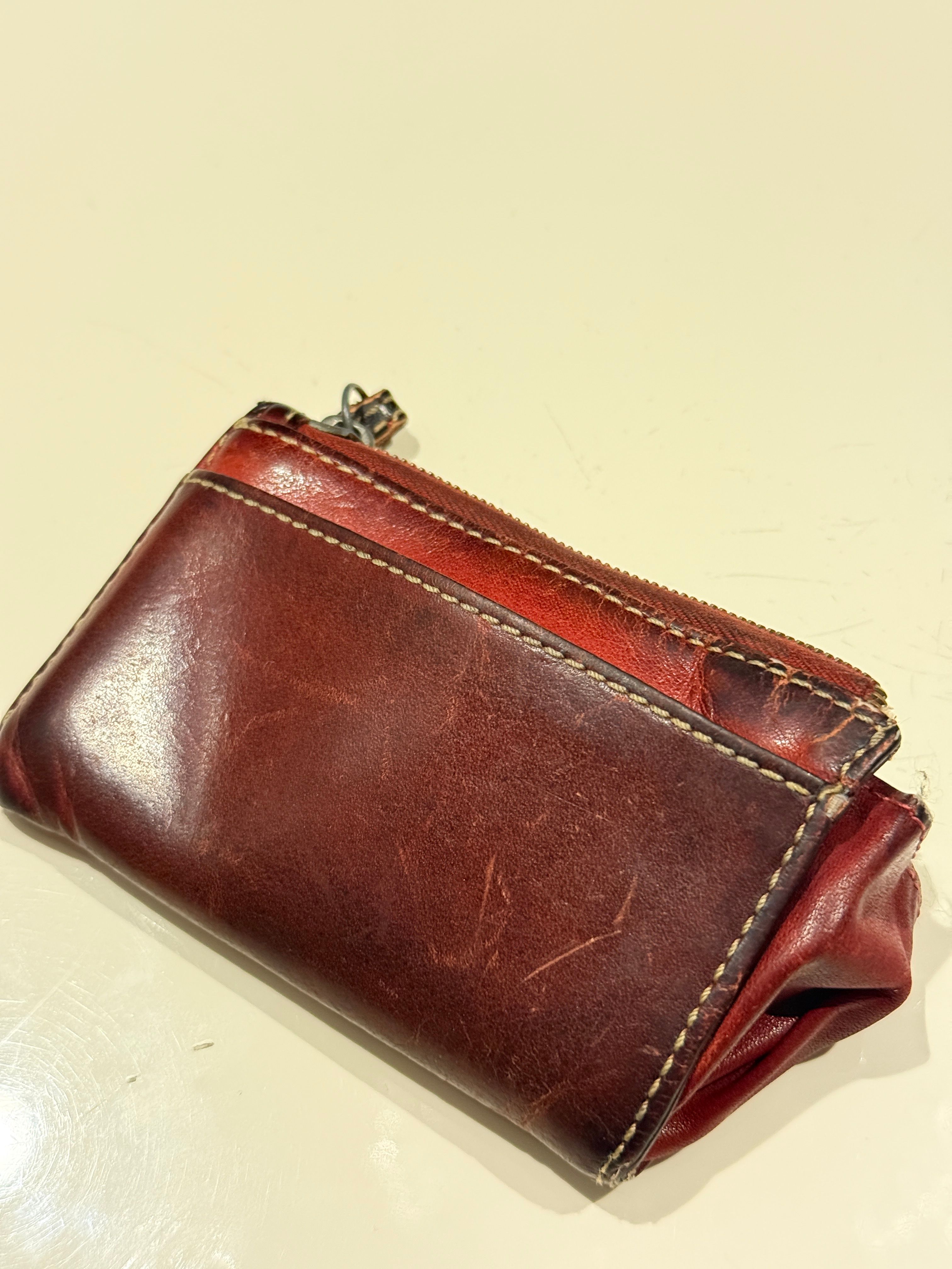 Coach レザーカードケース 20年目